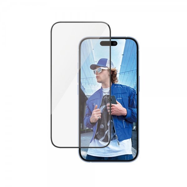 PanzerGlass iPhone 15/iPhone 16 Skærmbeskyttelse Ultra-Wide Fit EasyAligner