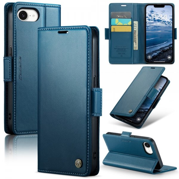 CaseMe iPhone 16/17 Etui 023 Series Blå