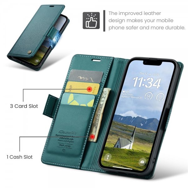 CaseMe iPhone 16/17 Fodral 023 Series Grøn