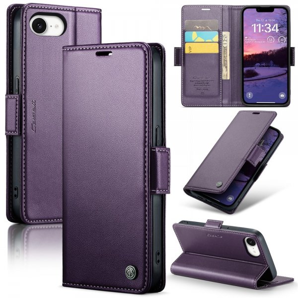 CaseMe iPhone 16./17. Etui 023 Series Lilla