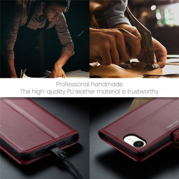 CaseMe iPhone 16/17 Etui 023-serien Rød