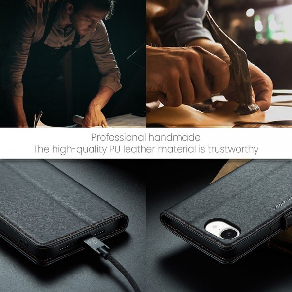 CaseMe iPhone 16/17 Etui 023 Series Sort
