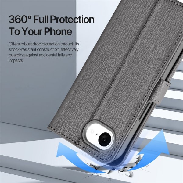 Dux Ducis iPhone 16e/17e Etui 2-i-1 Lawa Series MagSafe Grå