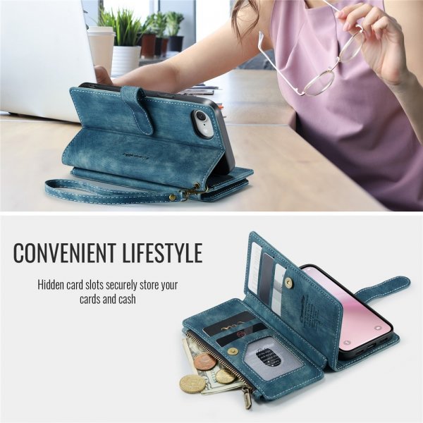 CaseMe iPhone 16/17 Etui C30 Serie Blå