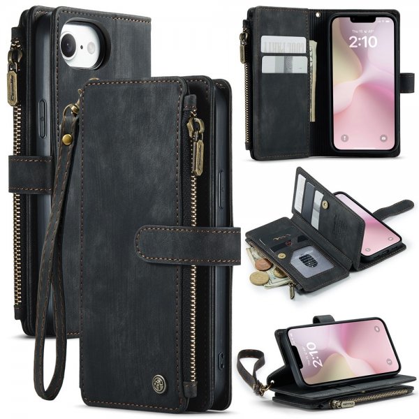 CaseMe iPhone 16/17 Etui C30 Serie Sort