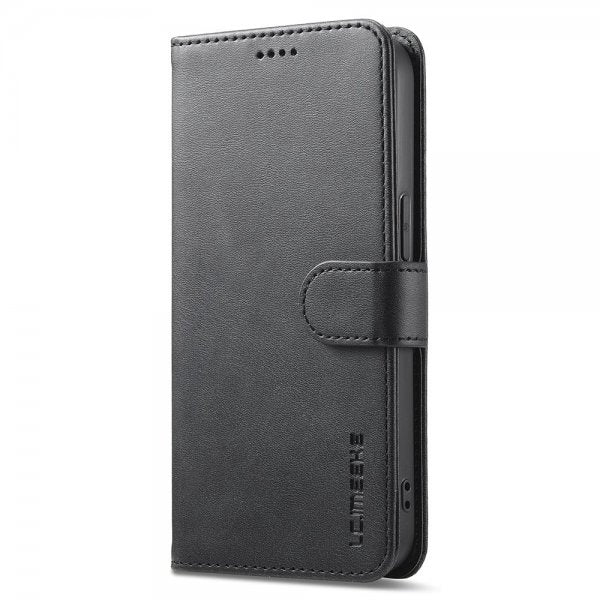 Lc.Imeeke iPhone 16/17 Etui med Kortlomme Standfunktion Sort