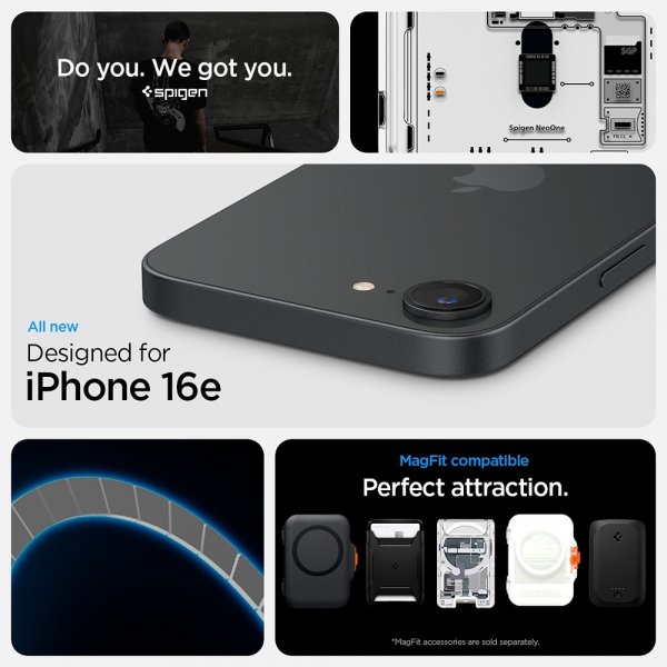 Spigen iPhone 16e/iPhone 17e Cover Ultra Hybrid Neo One MagFit