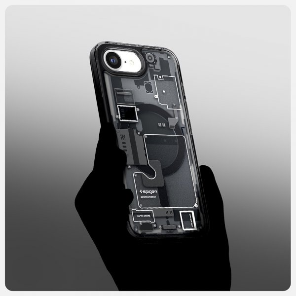 Spigen iPhone 16/iPhone 17 Cover Ultra Hybrid Zero One MagFit Sort