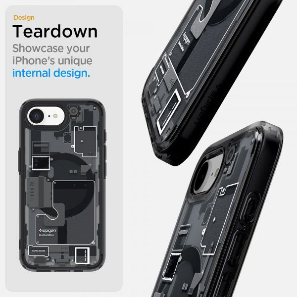 Spigen iPhone 16/iPhone 17 Cover Ultra Hybrid Zero One MagFit Sort