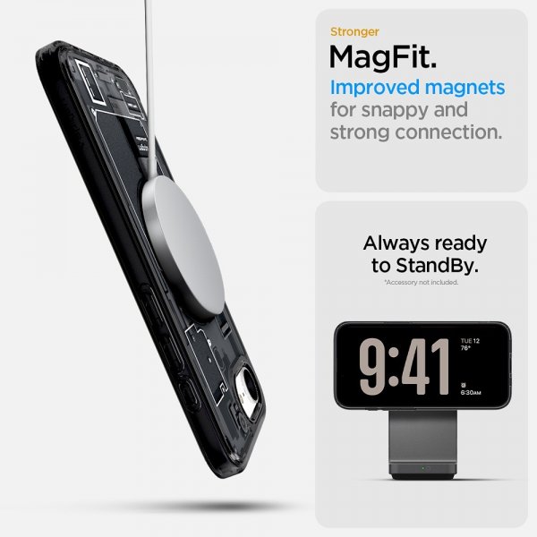 Spigen iPhone 16/iPhone 17 Cover Ultra Hybrid Zero One MagFit Sort