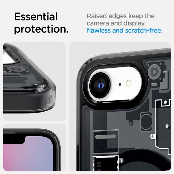 Spigen iPhone 16/iPhone 17 Cover Ultra Hybrid Zero One MagFit Sort