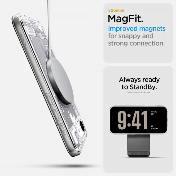 Spigen iPhone 16e/iPhone 17e Cover Ultra Hybrid Zero One MagFit Hvid