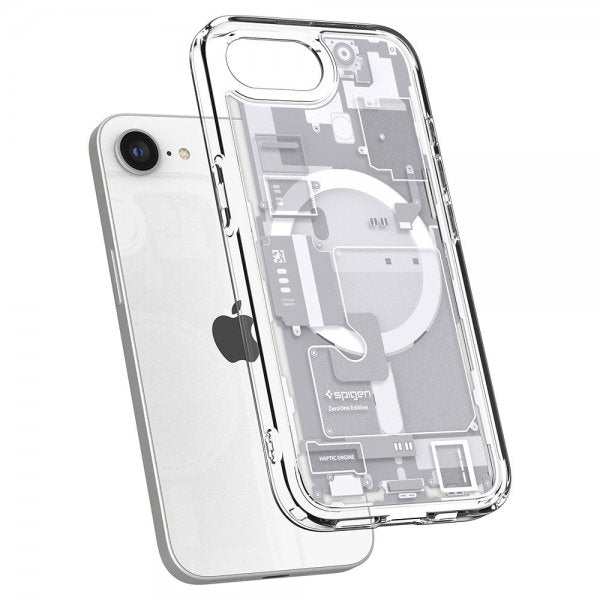 Spigen iPhone 16e/iPhone 17e Cover Ultra Hybrid Zero One MagFit Hvid