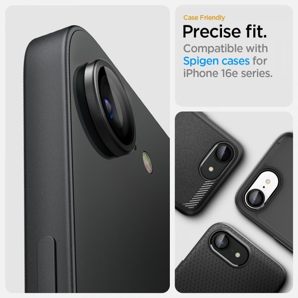 Spigen iPhone 16/17 Kamerabeskytter GLAS.tR EZ Fit Optik Pro 2-pak