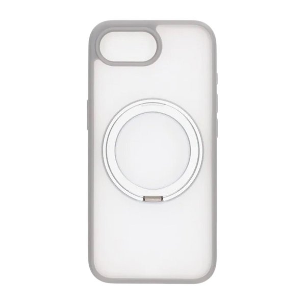 iPhone 16./17. cover med drejeligt MagSafe-stativ grå