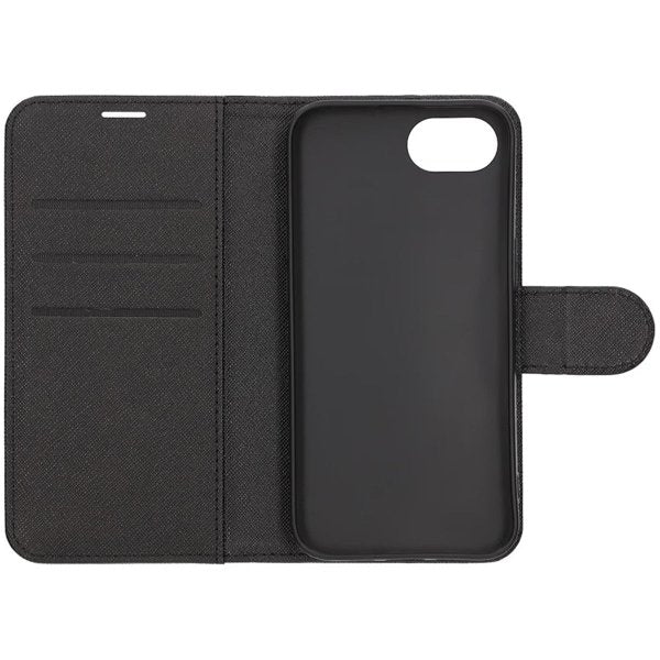 iPhone 16./17. Etui med Kortlomme Standerfunktion Sort