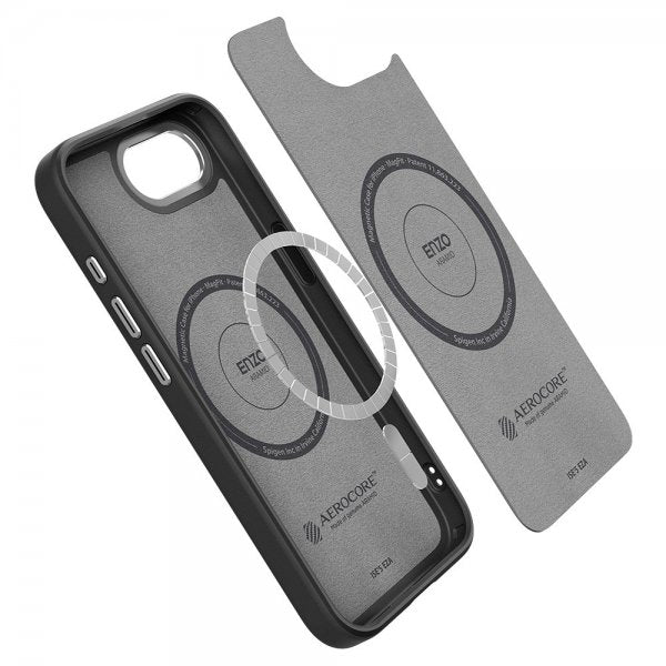 Spigen iPhone 16/17 Cover Enzo Aramid MagFit Matte Black