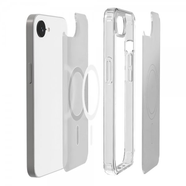Puro iPhone 16e/17e Cover LITE MAG Transparent