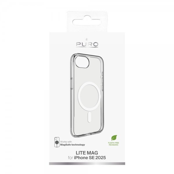 Puro iPhone 16e/17e Cover LITE MAG Transparent