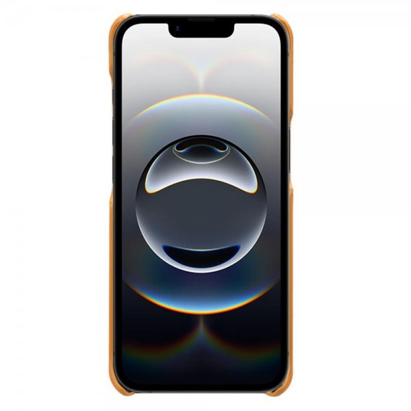 iPhone 16./17. cover med to kortlommer lysebrun
