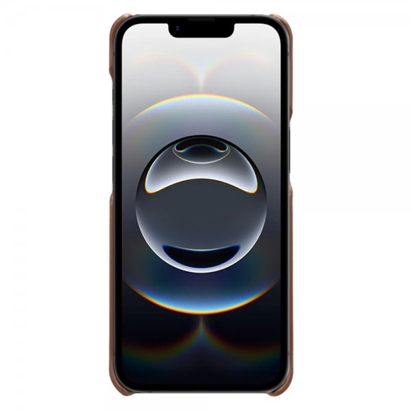 iPhone 16./17. cover med to kortlommer Mørkebrun