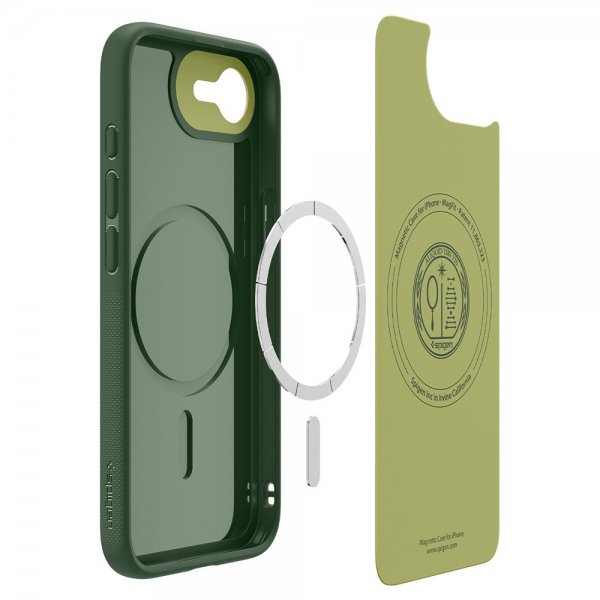 Spigen iPhone 16./17. Cover Nano Pop MagFit Avo Green