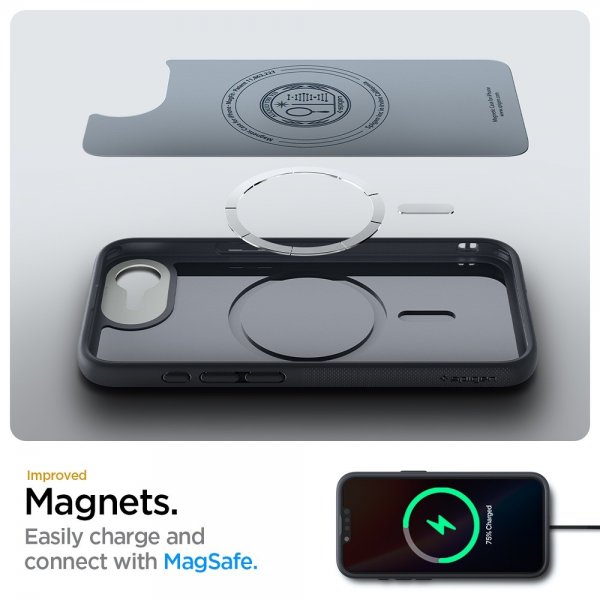 Spigen iPhone 16/17 Cover Nano Pop MagFit Black Sesame