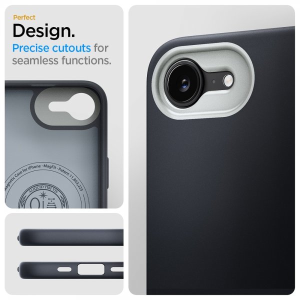 Spigen iPhone 16/17 Cover Nano Pop MagFit Black Sesame