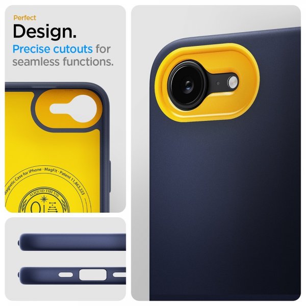 Spigen iPhone 16./17. Cover Nano Pop MagFit Blueberry Navy