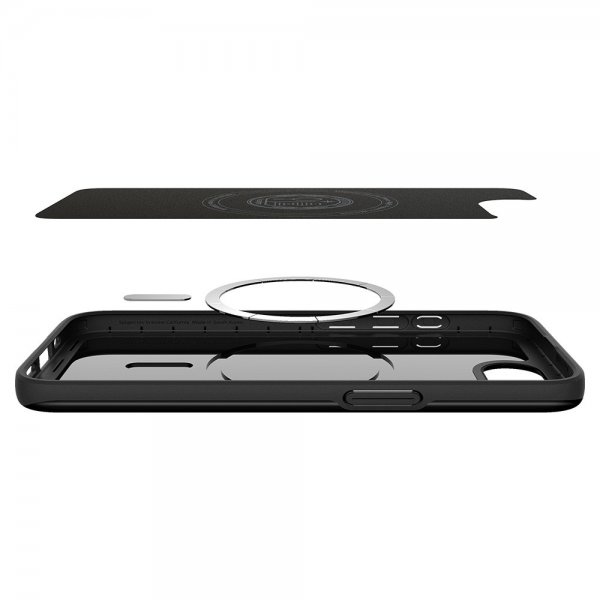 Spigen iPhone 16/17 Cover Thin Fit MagFit Sort