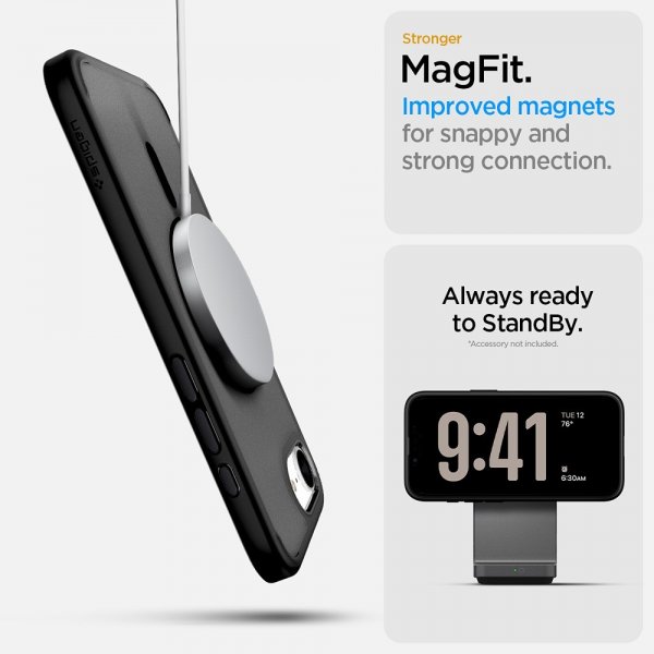 Spigen iPhone 16/17 Cover Ultra Hybrid MagFit Frost Black