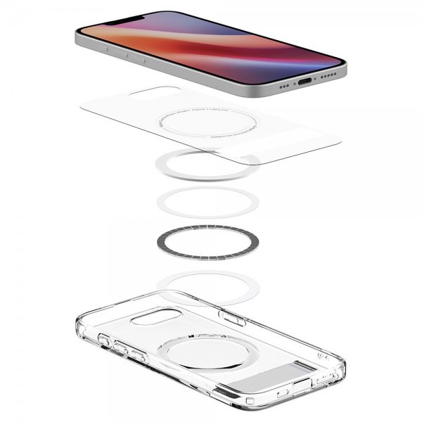 Spigen iPhone 16/17 Cover Ultra Hybrid S MagFit Clear White