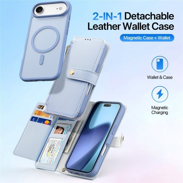 Dux Ducis iPhone Air Cover 2-i-1 Lawa Series MagSafe Blå