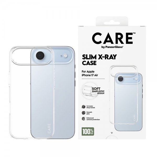 CARE by PanzerGlass iPhone Air Cover Slim X-Ray Transparent