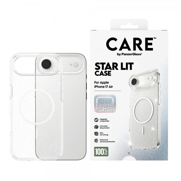 CARE by PanzerGlass iPhone Air Cover Star Lit MagSafe