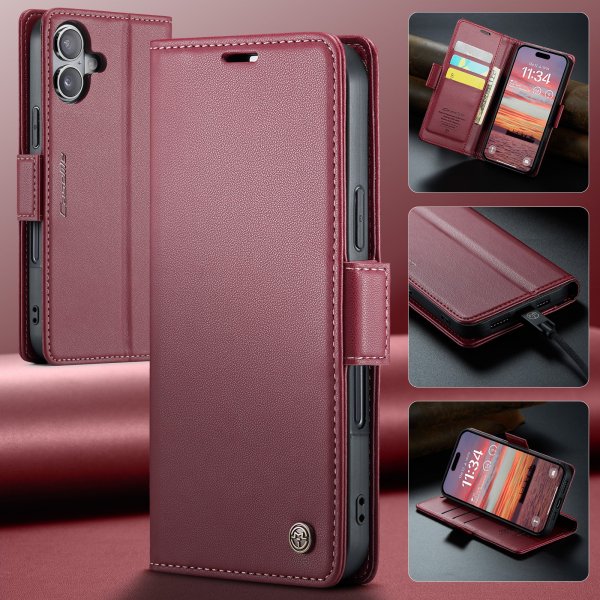 CaseMe iPhone 17 Etui 023 Series Rød