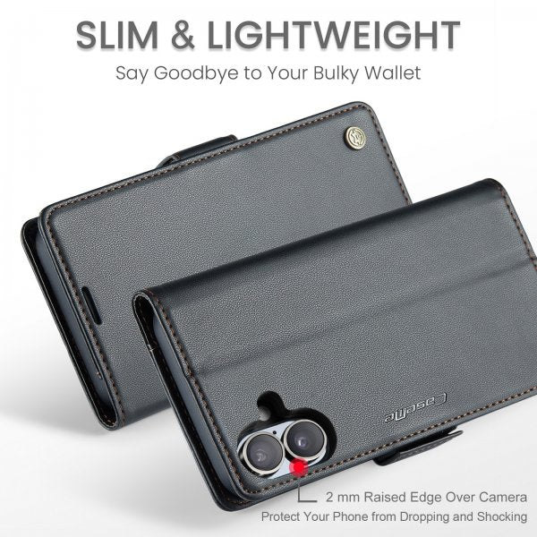 CaseMe iPhone 17 Etui 023 Series Sort