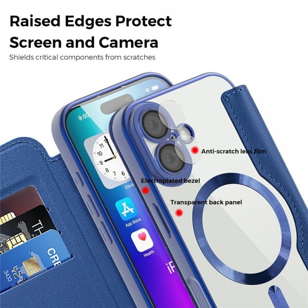 iPhone 17 Cover MagSafe Blå