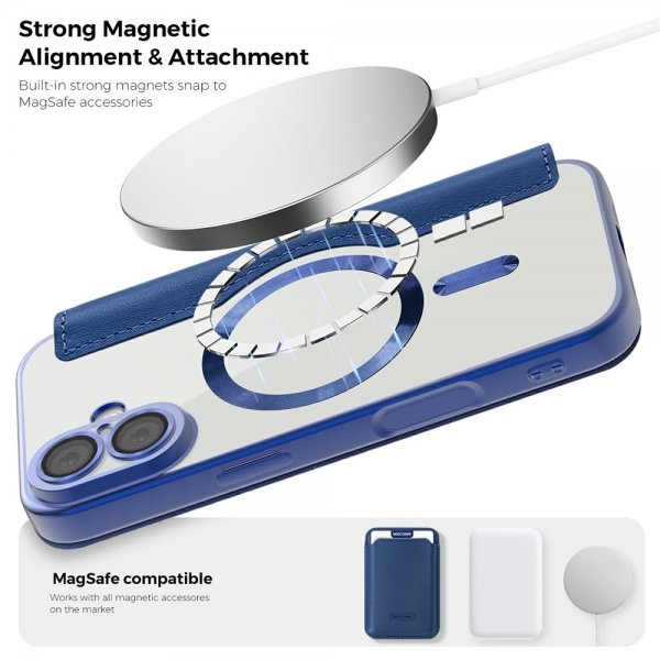 iPhone 17 Cover MagSafe Blå