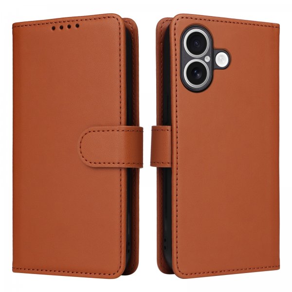 Betopnice iPhone 17 Etui med Aftageligt Cover 005 Brun