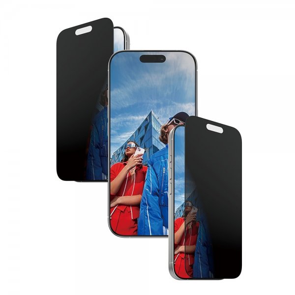 PanzerGlass iPhone 17/iPhone 16 Pro Skærmbeskyttelse Ultra-Wide Fit Privacy EasyAligner