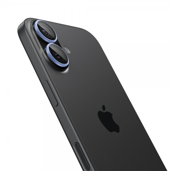 Spigen iPhone 17 Kamerabeskyttelse GLAS.tR EZ Fit Optik Pro 2-pak Blå