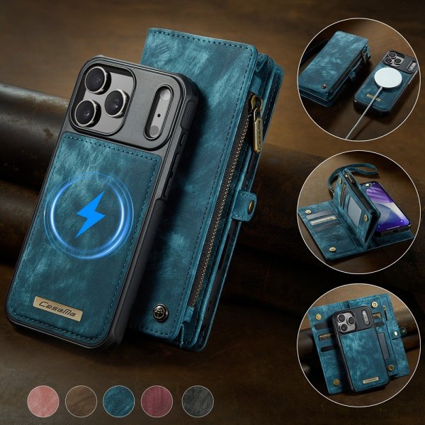 CaseMe iPhone 17 Pro Etui 008 Series Aftageligt Cover Blå