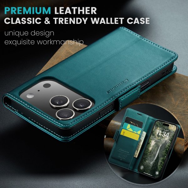 CaseMe iPhone 17 Pro Etui 023-serien Grøn