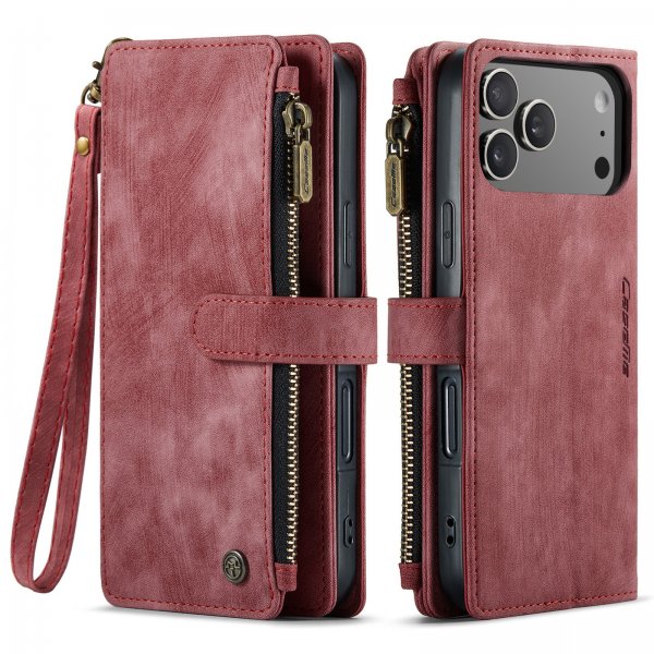 CaseMe iPhone 17 Pro Etui C30 Series Rød