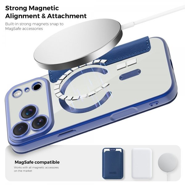 iPhone 17 Pro Cover MagSafe Blå