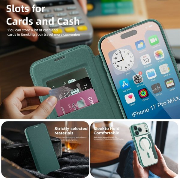 iPhone 17 Pro Cover MagSafe Grøn