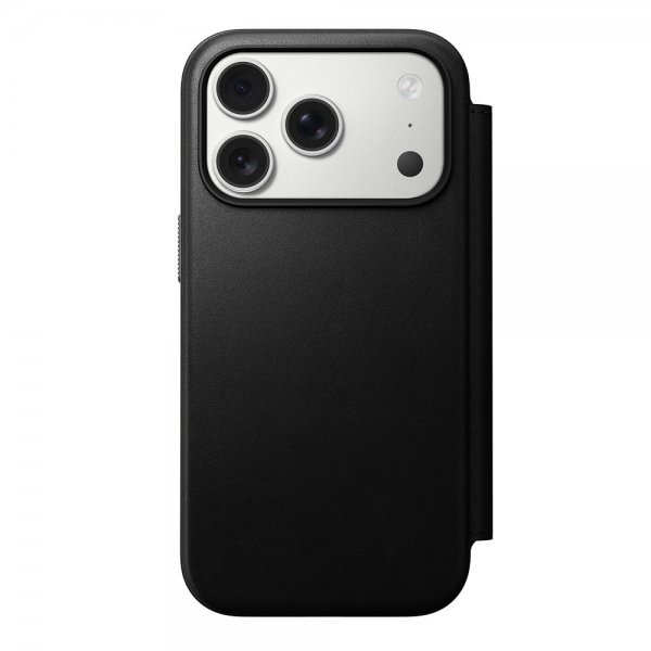Nomad iPhone 17 Pro Etui Modern Leather Folio Sort