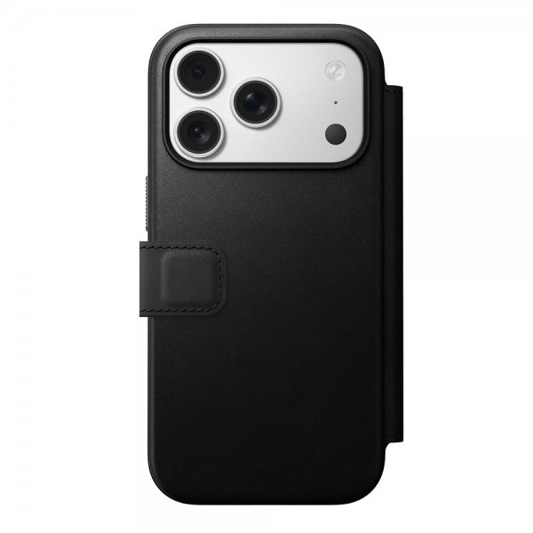 Nomad iPhone 17 Pro Etui Modern Leather Folio Sort