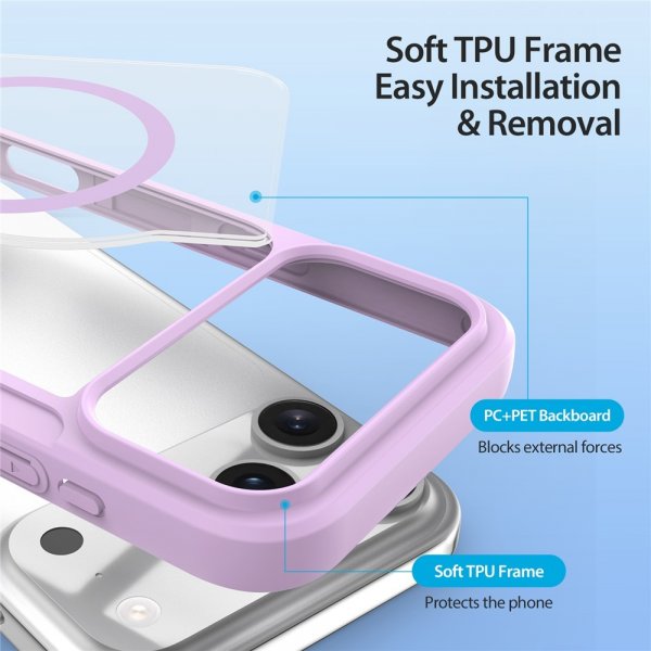 Dux Ducis iPhone 17 Pro Etui Skin X Pro Series MagSafe Lilla